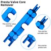 KASESSS Presta Valve Core Replacement Set, Brass Valve Core Replacement
