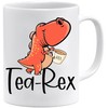 Dinosaur Humour Inspired 'Tea Rex' Funny Mug by Shaw Tshirts