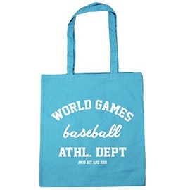 Hippowarehouse World Games Baseball Athl. Dept AW15 Hit and Run Tote Shopping Gym Beach Bag 42cm x38cm, 10 litres