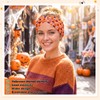 6 Pack Halloween Headbands for Celebration Party, Wide Holiday Hair