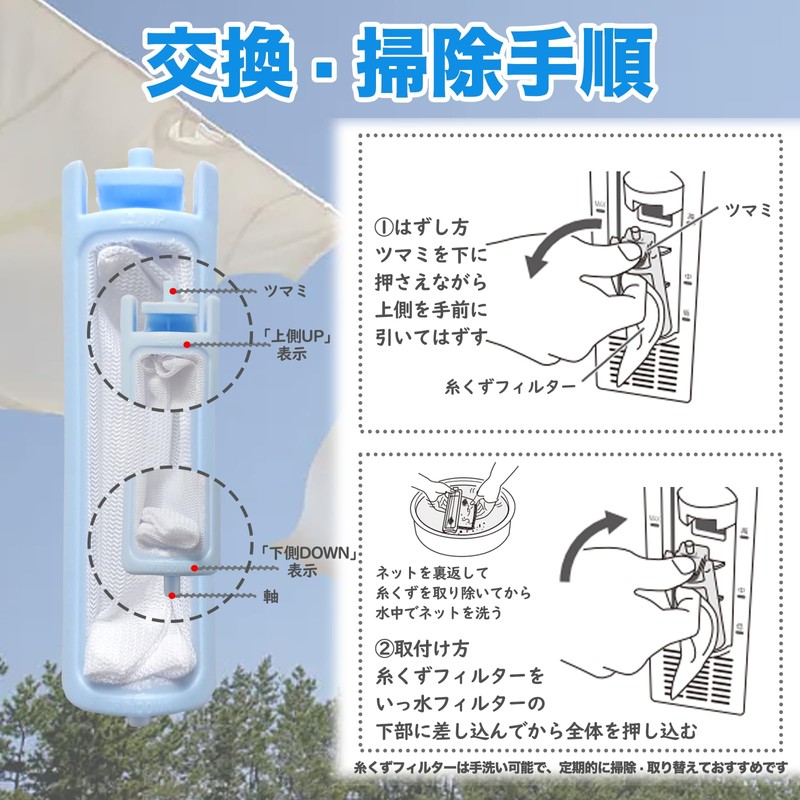 HAOTUNR LINT-55 Lint Filter, JW-W55G for Washing Machine, Haier JW-W55E