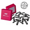 HAARallerliebst Small Rectangular Hair Clips (Pack of 20 | Black