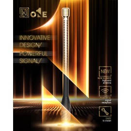 𝐍𝐄𝐖 KEYO1E Carbon Fiber Antenna Compatible with 98-2025 Motorcycles/Road Glide/Street Glide / 7.9 Inches Flexible Sturdy Rubber Antenna Replacement/Internal Copper Coil for Enhanced Reception