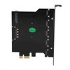 PCI-E to 5 Port USB 3.0 19 Pin PCI Express