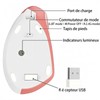 WREWING Ergonomic Mouse, Right-Handed 2.4 GHz Wireless Vertical Mouse with