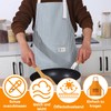 Livdouyu Pack of 2 Striped Kitchen Aprons Women's Adjustable Apron