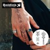 Boldink Tattoo Stickers Permanent Jagua Tattoos Set of 2 2