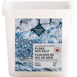 Flake Sea Salt - 1KG Chef's Bucket - Hand-Harvested on Vancouver Island