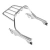 XFMT Motorcycle Chrome Quick Release Two-Up Luggage Rack For Harley