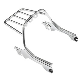 XFMT Motorcycle Chrome Quick Release Two-Up Luggage Rack For Harley 2018-Later FLFB, FLFBS, FXBR and FXBRS