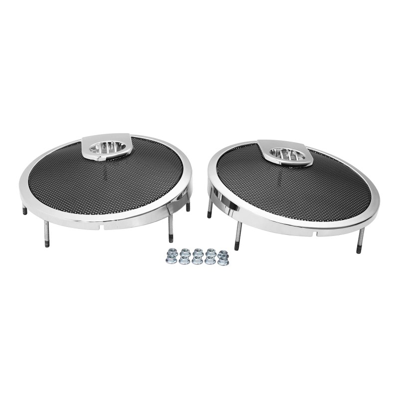 TCMT 6.5" Saddlebag Speaker Lid Grills Fit For Indian Chieftain