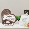 TOARTi 3D Rustic Heart-Shaped Grateful Sign Gifts for Mom(5.9''x6''), Appreciation