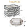 JoyPlus Fabric Storage Basket Organiser, Pack of 4 Foldable Waterproof