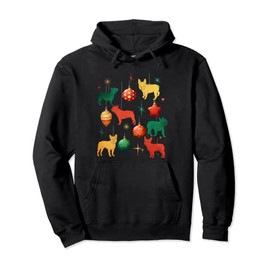French Bulldog Retriever Christmas Tree Decoration Ornament Pullover Hoodie