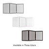PETMAKER Freestanding Pet Gate Collection - Wooden Folding Fence for