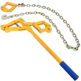 Zwinz Wire Fence Stretcher Tool, 47.25" Chain Link Fence Strainer, Barbed Wire tensioner Labor-Saving Lever Design, Heavy Duty Fence Post Puller Capacity 2200lbs for Farm
