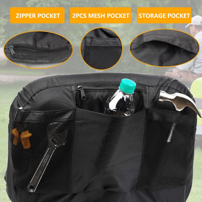 TICSEA Riding Lawn Mower Seat Cover,Waterproof Tractor Seat Cover fits