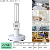 Coospider CTUV-25 UVC Germicidal Lamp with timer & 8,000 hour