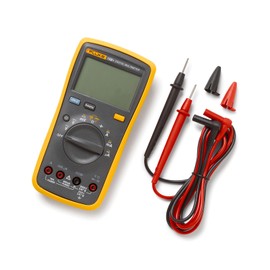 Fluke 15B+ Digital Multimeter, for Electrical Applications, Measures AC/DC Voltage and Current Measurements up to 1000V and 10A, Along with Resistance, Continuity, Diode, and Capacitance Capabilities