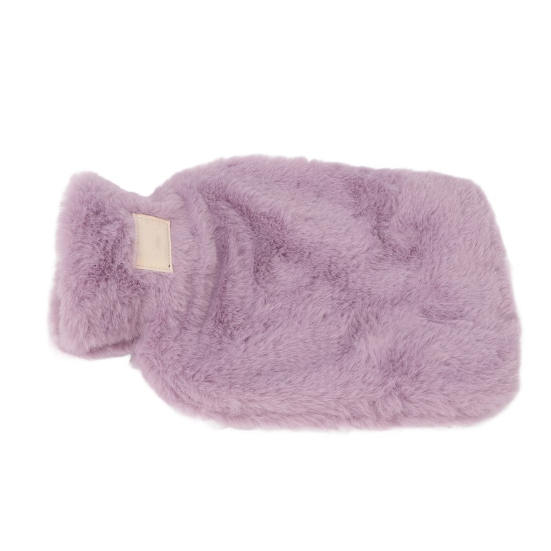 PVC Hot Water Bag with Soft Plush Cover Leakproof Winter