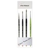 Brush Raphael Series 8404, Kolinsky, Red, Brush 3/0, 1, 2