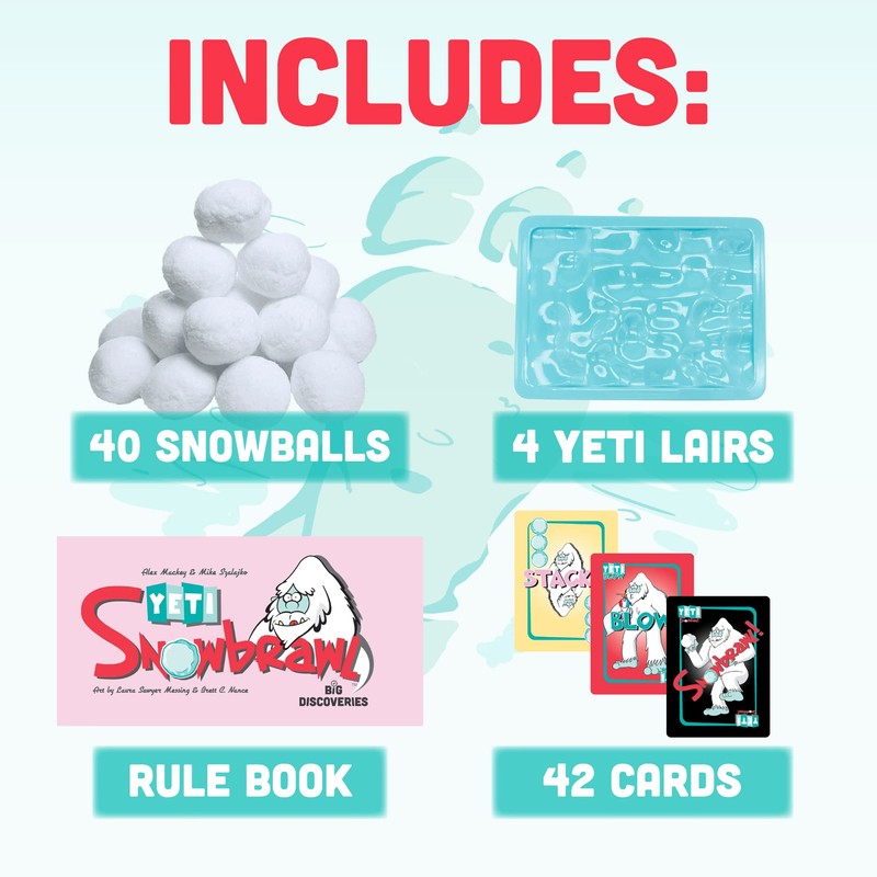 Big Discoveries Yeti Snowbrawl - A Snowball Stacking Brawl Card