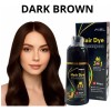 Kit Shampoo Tinte Cubre Canas Y Mascarilla Miel Dark Brown