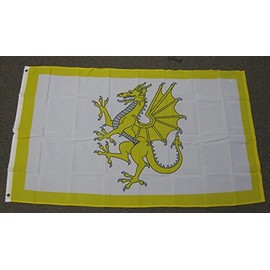 Golden Dragon Flag 3x5 Feet 3'X5' Welsh Wales United Kingdom Uk New F1081