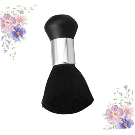 Baluue 2pcs Professional Hair Brush for Hairdressers Soft Cleaning Brush for Hair Supplies for Home and Salon Use Black