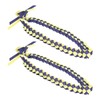 2Pcs Ribbon Leis Double Braided Necklace Graduation Congrats Accessory for