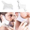 FENQURO 2 Piece Beard Shaper Stencil Beard Shaping Tool Beard