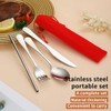 Kyraton Portable Flatware, Reusable Camping Flatware, Bento Box Flatware, Silverware