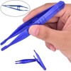 24 Pcs Disposable Plastic Tweezers - First Aid Forceps
