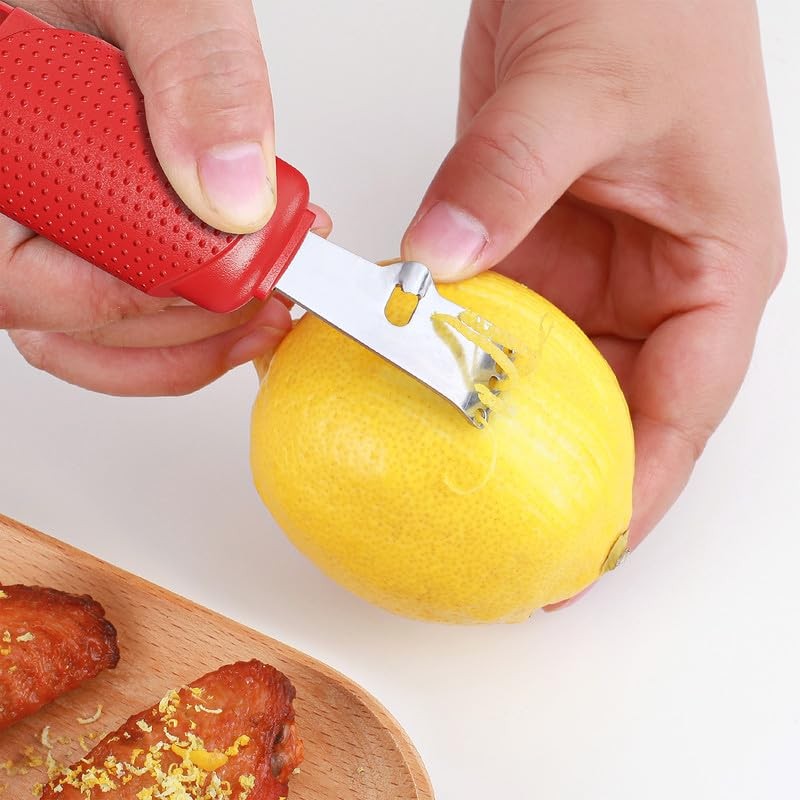 Pisol Lemon Citrus Orange Zester and Grater Tool, Cheese Grater