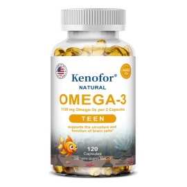 Kenofor Cápsulas De Omega-3 Para Adolescentes,1120mg Epadha                                                                                           