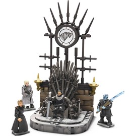 -Mega Construx -Game of Thrones The Iron Throne Construction Set with Character Figures, Building Toys for Collectors (260 Pieces)