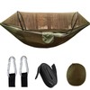 Camping Hammock with Net 210T Nylon Taffeta Automatic Quick Opening