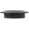 Vent Systems Ø3" Inch Black Louvered Plastic Door Vent –