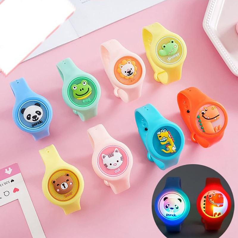 Reloj de Pulsera Repelente para Niños de 8 Piezas, Pulseras