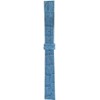 Pierre Lanier 12S4C61YG Watch Band/Belt, Calf/Cowhide, Crocodile-Embossed Blue, Gold Buckle, 0.5 inches (12 mm), Cowhide Leather, 12mm
