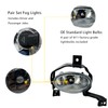 2pcs Fog Lights Compatible With 2010 2011 Honda CRV Fog