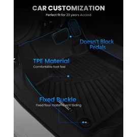 Floor Mats for Grand Highlander 7 Seater (Include Hybrid), All Weather Floor Mats for 2024 2025 Toyota Grand Highlander TPE Car Floor Liners, Grand Highlander Accessories All Season Rubber Mats