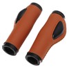Artificial Leather Bicycle Grips Liquid Silicone Palm Pad Shock Absorption