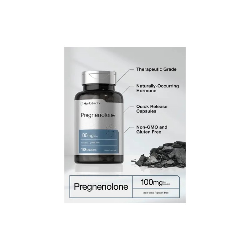 Pregnenolone 100mg Apoyo Hormonal Y Bienestar 180 Americano Sabor Sin