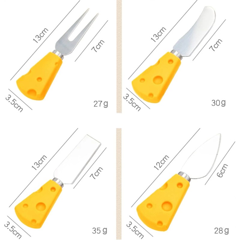 UpTuoLi 7-Pc Mini Cheese Knife Set with Forks for Charcuterie