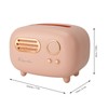 Tissue Box Holder Cute Radio Style Wide Opening Anti Slip