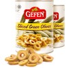 Gefen Sliced Green Olives 19oz (2 Pack) No Coloring or