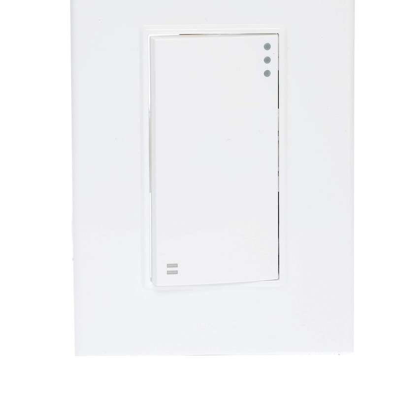 iGOTO PB512 Placa con 1 apagador de escalera, Color blanco