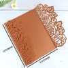 MillaSaw Floral Wedding Invitation Set With Blank Insert Envelope and