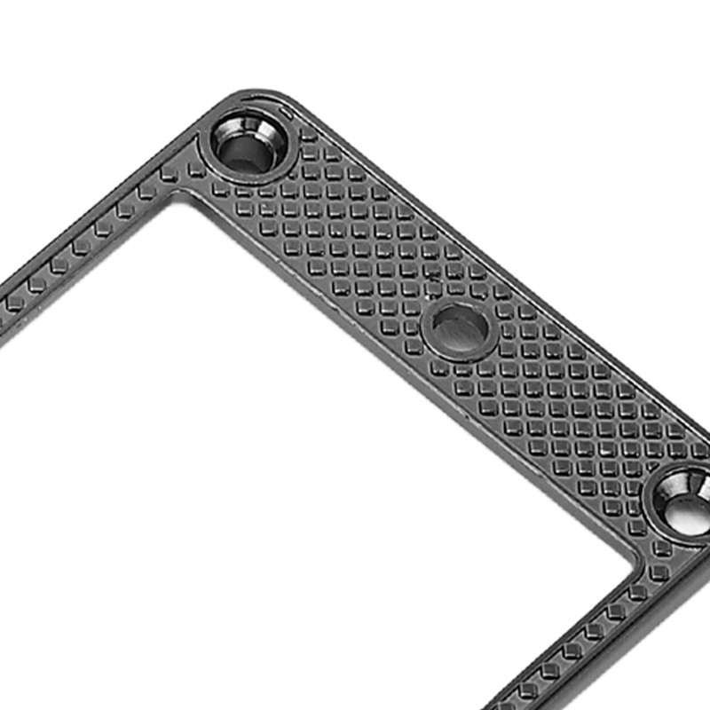 2Pcs Humbucker Pickup Ring Metal Mounting Frame Flat Bottom Replacement